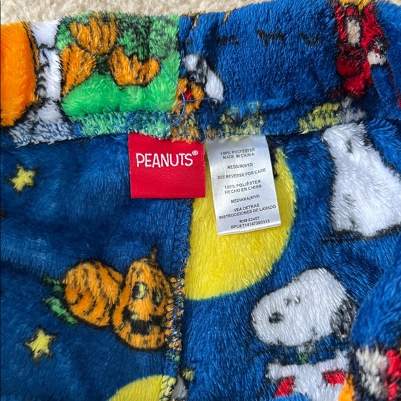 Peanuts Pajama Bottoms - Blue and Red - Picture 2 of 2